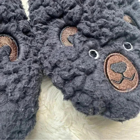 K. Bell  Sherpa Socks Grey & Red Size Small - Picture 6 of 16